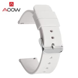 12/14/16/18/20/22/24mm Sport Silicone Strap Universal Colorful Quick Release Waterproof Men Women Replacement Watchband Bracelet