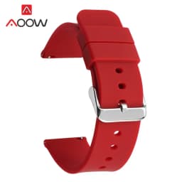 12/14/16/18/20/22/24mm Sport Silicone Strap Universal Colorful Quick Release Waterproof Men Women Replacement Watchband Bracelet