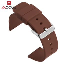 12/14/16/18/20/22/24mm Sport Silicone Strap Universal Colorful Quick Release Waterproof Men Women Replacement Watchband Bracelet