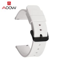 12/14/16/18/20/22/24mm Sport Silicone Strap Universal Colorful Quick Release Waterproof Men Women Replacement Watchband Bracelet