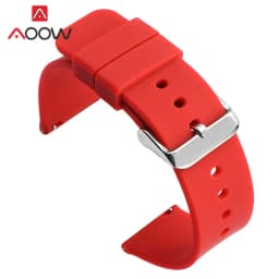 12/14/16/18/20/22/24mm Sport Silicone Strap Universal Colorful Quick Release Waterproof Men Women Replacement Watchband Bracelet