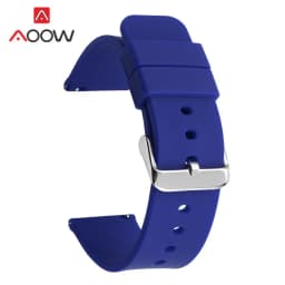 12/14/16/18/20/22/24mm Sport Silicone Strap Universal Colorful Quick Release Waterproof Men Women Replacement Watchband Bracelet