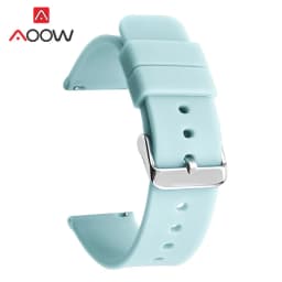 12/14/16/18/20/22/24mm Sport Silicone Strap Universal Colorful Quick Release Waterproof Men Women Replacement Watchband Bracelet