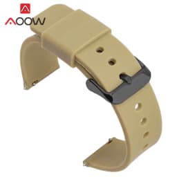 12/14/16/18/20/22/24mm Sport Silicone Strap Universal Colorful Quick Release Waterproof Men Women Replacement Watchband Bracelet