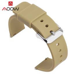 12/14/16/18/20/22/24mm Sport Silicone Strap Universal Colorful Quick Release Waterproof Men Women Replacement Watchband Bracelet