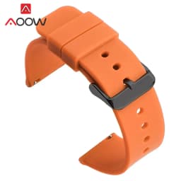 12/14/16/18/20/22/24mm Sport Silicone Strap Universal Colorful Quick Release Waterproof Men Women Replacement Watchband Bracelet