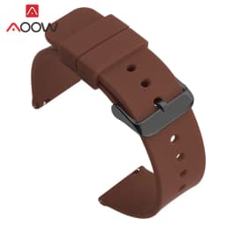 12/14/16/18/20/22/24mm Sport Silicone Strap Universal Colorful Quick Release Waterproof Men Women Replacement Watchband Bracelet