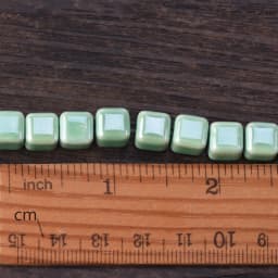 20pcs 6mm 8mm 10mm Cube Shape Shiny Glazed Ceramic Porcelain Loose Beads Lot For Jewelry Making DIY Crafts