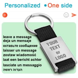 Personalized Keychains for Men Women Custom Stainless Steel Rope Engrave Date Name Logo Keyring Gift for Boyfriend/ Father K408