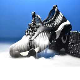 2023 New Men Steel Toe Work Safety Shoes Lightweight Breathable Reflective Casual Sneaker Prevent Piercing Women Protective Boot