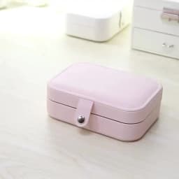 Portable Jewelry Box Jewelry Organizer Display Travel Jewelry Case Boxes Button Leather Storage Zipper Jewelers Joyero