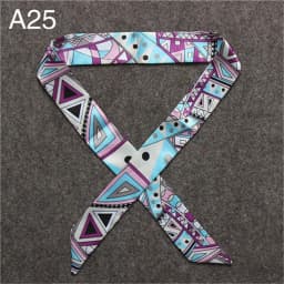 New Skinny Scarves Handle Bag Scarf Brand Silk Scarf For Women Fashion Head Scarf Wraps Bag Decoration Dropshipp
