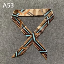 New Skinny Scarves Handle Bag Scarf Brand Silk Scarf For Women Fashion Head Scarf Wraps Bag Decoration Dropshipp