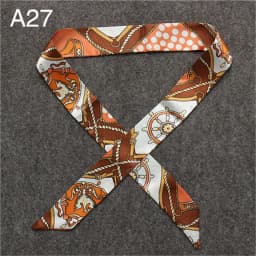 New Skinny Scarves Handle Bag Scarf Brand Silk Scarf For Women Fashion Head Scarf Wraps Bag Decoration Dropshipp