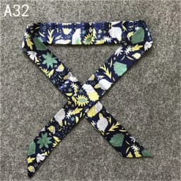New Skinny Scarves Handle Bag Scarf Brand Silk Scarf For Women Fashion Head Scarf Wraps Bag Decoration Dropshipp