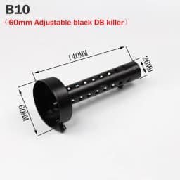 DB Killer Silencer Noise Sound Exhaust Adjustable Muffler Silencer 35mm/42mm/45mm/48mm/60mm