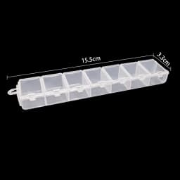 19 Style Plastic Storage Jewelry Box Compartment Adjustable Container for Beads earring box for jewelry rectangle Box Case