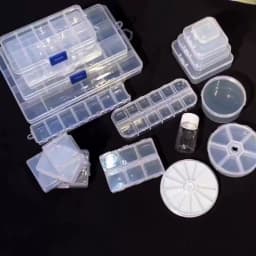 19 Style Plastic Storage Jewelry Box Compartment Adjustable Container for Beads earring box for jewelry rectangle Box Case