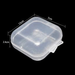19 Style Plastic Storage Jewelry Box Compartment Adjustable Container for Beads earring box for jewelry rectangle Box Case