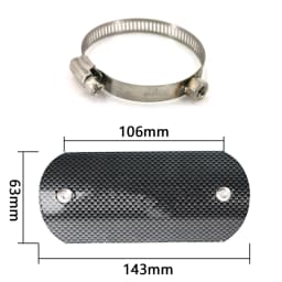 Motorcycle Exhaust Pipe Protector Heat Shield Cover Muffler Anti-scalding Board for Honda Yamaha Kawasaki Suzuki Ducati Benelli