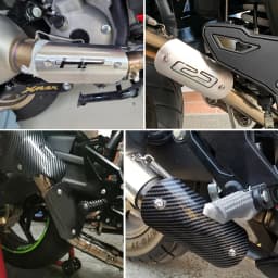 Motorcycle Exhaust Pipe Protector Heat Shield Cover Muffler Anti-scalding Board for Honda Yamaha Kawasaki Suzuki Ducati Benelli
