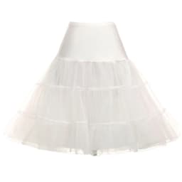 Puffy Short Organza Halloween Women Crinoline Vintage Bridal Petticoat for Wedding Evening Cosplay Underskirt Rockabilly Tutu