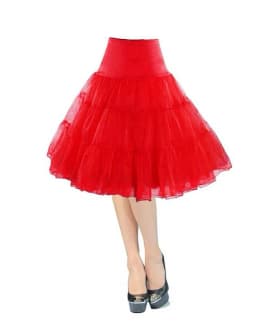 Puffy Short Organza Halloween Women Crinoline Vintage Bridal Petticoat for Wedding Evening Cosplay Underskirt Rockabilly Tutu