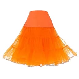 Puffy Short Organza Halloween Women Crinoline Vintage Bridal Petticoat for Wedding Evening Cosplay Underskirt Rockabilly Tutu