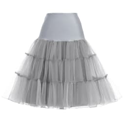 Puffy Short Organza Halloween Women Crinoline Vintage Bridal Petticoat for Wedding Evening Cosplay Underskirt Rockabilly Tutu