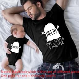Funny Baby Daddy 2025 Family Matching Clothing Simple Pregnancy Announcement Family Look T Shirt Baby Dad Matching Clothes