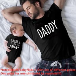 Funny Baby Daddy 2025 Family Matching Clothing Simple Pregnancy Announcement Family Look T Shirt Baby Dad Matching Clothes
