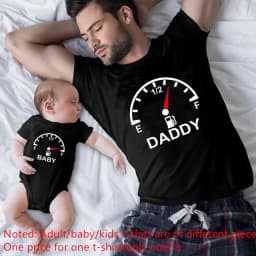 Funny Baby Daddy 2025 Family Matching Clothing Simple Pregnancy Announcement Family Look T Shirt Baby Dad Matching Clothes