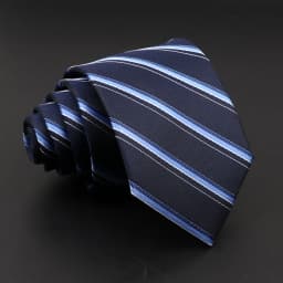 Fashion Men's Classic Stripe Ties Wedding Business Neckties Jacquard Narrow Tie Party Formal Suit Shirt Gravatas Accessory Gift