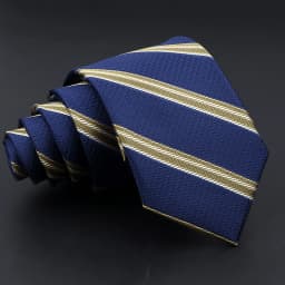 Fashion Men's Classic Stripe Ties Wedding Business Neckties Jacquard Narrow Tie Party Formal Suit Shirt Gravatas Accessory Gift