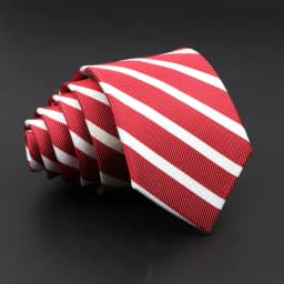 Fashion Men's Classic Stripe Ties Wedding Business Neckties Jacquard Narrow Tie Party Formal Suit Shirt Gravatas Accessory Gift