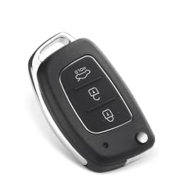 KEYYOU 3/4 Buttons Flip Folding Remote Control Key Fob Shell For Hyundai HB20 SANTA FE IX35 IX45 Accent I40 Car Key Case Cover