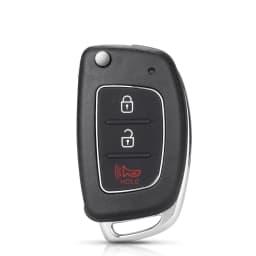 KEYYOU 3/4 Buttons Flip Folding Remote Control Key Fob Shell For Hyundai HB20 SANTA FE IX35 IX45 Accent I40 Car Key Case Cover