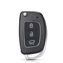 KEYYOU 3/4 Buttons Flip Folding Remote Control Key Fob Shell For Hyundai HB20 SANTA FE IX35 IX45 Accent I40 Car Key Case Cover