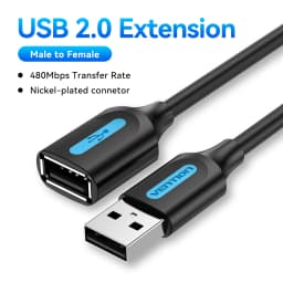 Vention USB to USB Cable USB 3.0 2.0 Male to Female Extension Cable USB 3.0 Data Cord for Smart TV PC SSD USB 2.0 Cable Extender