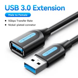 Vention USB to USB Cable USB 3.0 2.0 Male to Female Extension Cable USB 3.0 Data Cord for Smart TV PC SSD USB 2.0 Cable Extender