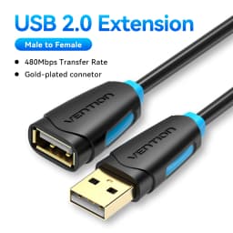 Vention USB to USB Cable USB 3.0 2.0 Male to Female Extension Cable USB 3.0 Data Cord for Smart TV PC SSD USB 2.0 Cable Extender