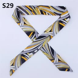 47 Colors Brand Bandana Small Silk Bag Scarf Women Head Hijab Scarf Long Skinny Scarves For Ladies Fashion Headband