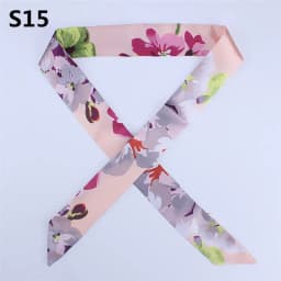 47 Colors Brand Bandana Small Silk Bag Scarf Women Head Hijab Scarf Long Skinny Scarves For Ladies Fashion Headband