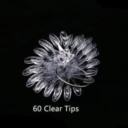 False Nail Tips fan Nature Clear Black 12/24/32/50 pcs/set Finger Full Card Nail Art Display Practice Polish all for Manicure