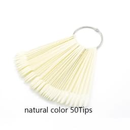 False Nail Tips fan Nature Clear Black 12/24/32/50 pcs/set Finger Full Card Nail Art Display Practice Polish all for Manicure