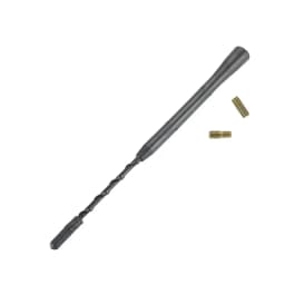 9/11/16 Inch Universal Car Anti-noise Flexible Roof Mast Whip Stereo Radio FM/AM Signal Aerial Amplified Antenna With Two Screws