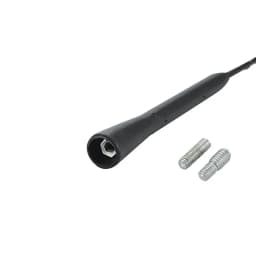 9/11/16 Inch Universal Car Anti-noise Flexible Roof Mast Whip Stereo Radio FM/AM Signal Aerial Amplified Antenna With Two Screws