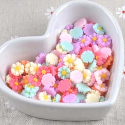100PCS daisy flower flatback Resin Cabochons Scrapbook Craft 10mm DIY Embellishments phone decor Headwear accessories CP1862