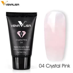 Venalisa New Acrylic Gel Poly Extension Nail Gel Soak Off UV LED Durable Gel Slice Tips Fast Dry Clear Jelly Gel Base Top Coat