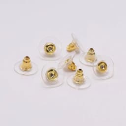 100pcs/lot Rubber Earring Backs Stopper Stainless Steel Earnuts Stud Earring Back For DIY Jewelry Making Findings Accessories